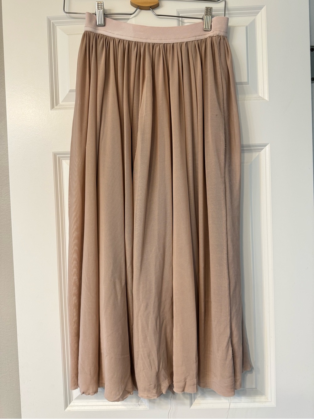 Blush pink maxi shirt